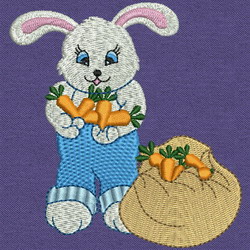 Working Rabbit 10 machine embroidery designs