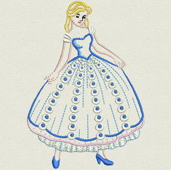 Dancing Belle 05 machine embroidery designs