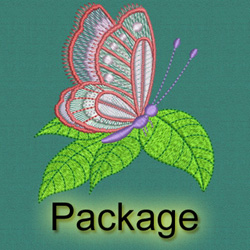 Spring Butterflies machine embroidery designs