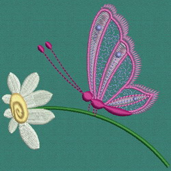 Spring Butterfly 03 machine embroidery designs