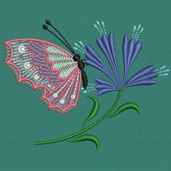 Spring Butterfly 08 machine embroidery designs