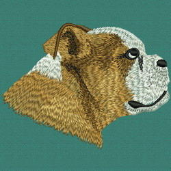 Dog-Shar Pei Face machine embroidery designs