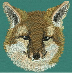 Fox Face machine embroidery designs