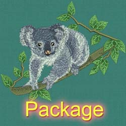 Animals-On the Tree machine embroidery designs