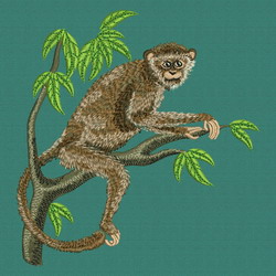 Monkey On the Tree 1 machine embroidery designs