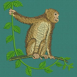 Monkey On the Tree 2 machine embroidery designs