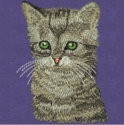 Baby Cat Face machine embroidery designs