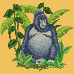 Gorilla machine embroidery designs
