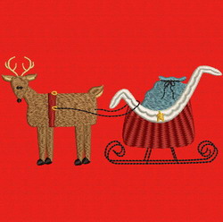 Reindeer Leigh machine embroidery designs