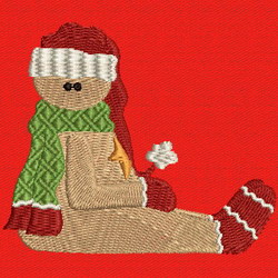 Gingerbread machine embroidery designs