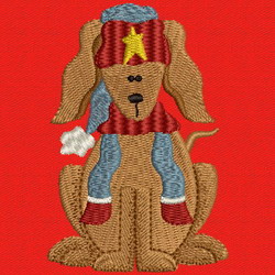 Christmas Dog machine embroidery designs