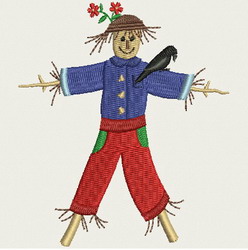 Scarecrow Flowers machine embroidery designs
