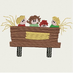 Hayride machine embroidery designs