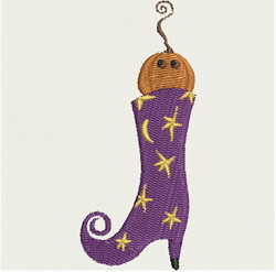 Pumpkin Shoe machine embroidery designs