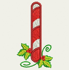 Christmas Alphabet-I machine embroidery designs