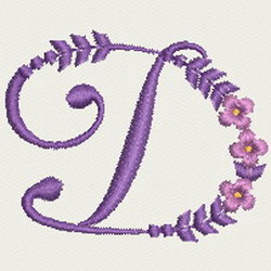 Artistic Alphabet A machine embroidery designs