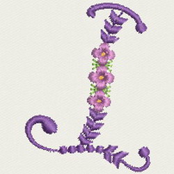 Artistic Alphabet A machine embroidery designs