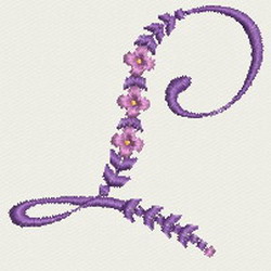 Artistic Alphabet A machine embroidery designs