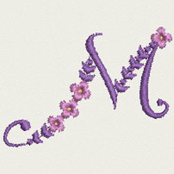 Artistic Alphabet A machine embroidery designs