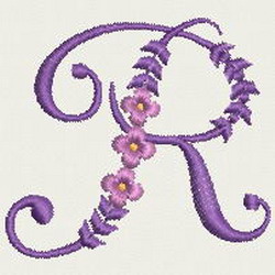 Artistic Alphabet A machine embroidery designs