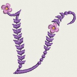 Artistic Alphabet A machine embroidery designs