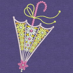 Fancy Umbrella 05 machine embroidery designs