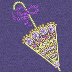 Fancy Umbrella 10 machine embroidery designs