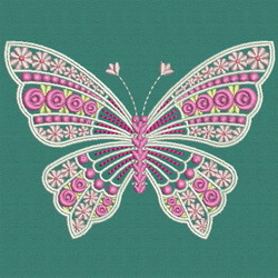 Fancy Butterfly 06 machine embroidery designs