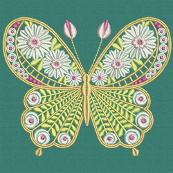 Fancy Butterfly 07 machine embroidery designs