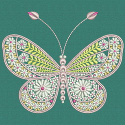 Fancy Butterfly 08 machine embroidery designs