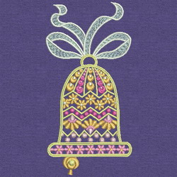Fancy Christmas Ornament 04 machine embroidery designs