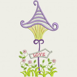 Fancy Street Lamp 07 machine embroidery designs