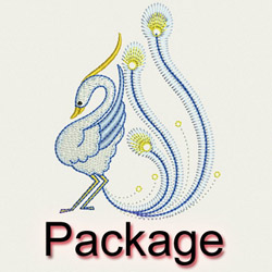 Crystal Birds machine embroidery designs