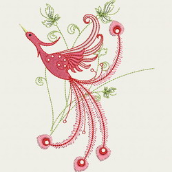 Crystal Bird 02 machine embroidery designs