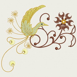 Crystal Bird 03 machine embroidery designs