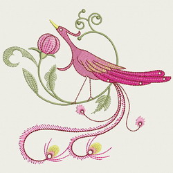 Crystal Bird 05 machine embroidery designs