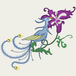 Crystal Bird 06 machine embroidery designs