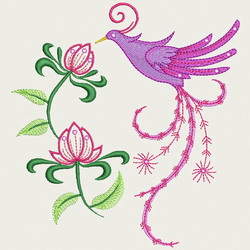 Crystal Bird 09 machine embroidery designs