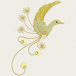 Crystal Bird 13 machine embroidery designs