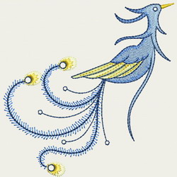 Crystal Bird 16 machine embroidery designs