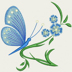 Crystal Butterfly 06 machine embroidery designs