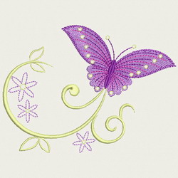 Crystal Butterfly 08 machine embroidery designs