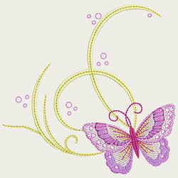Crystal Butterfly 09 machine embroidery designs