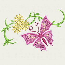 Crystal Butterfly 10 machine embroidery designs
