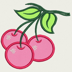 Applique Fruit 01 machine embroidery designs