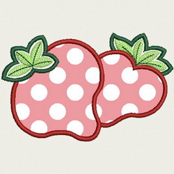 Applique Fruit 06 machine embroidery designs