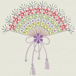 Fancy Fan 03 machine embroidery designs