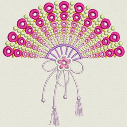 Fancy Fan 09 machine embroidery designs