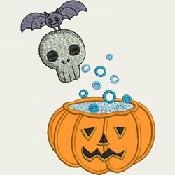 Applique Halloween 03 machine embroidery designs