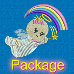 Baby Angels machine embroidery designs